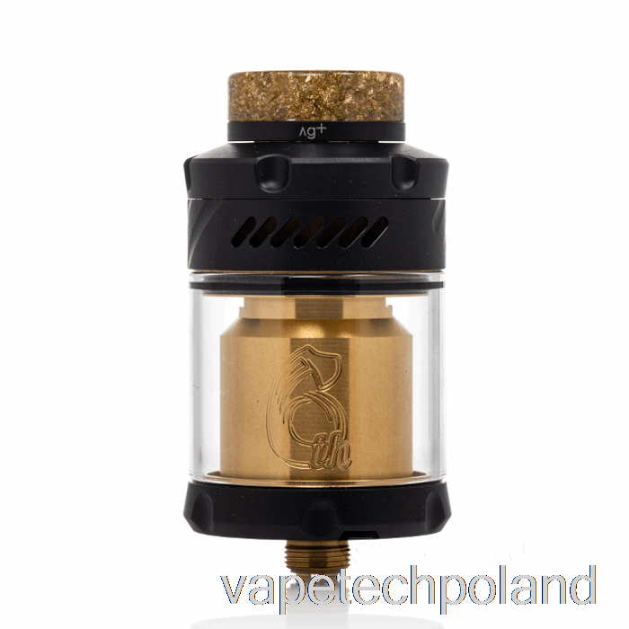 Vape Pod Hellvape Dead Rabbit V3 25mm RTA [6th Anni] Czarne Złoto